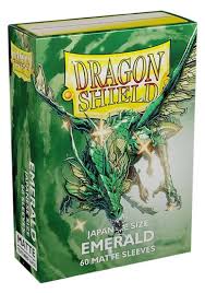 Dragon Shield Sleeves: Matte Emerald - Japanese